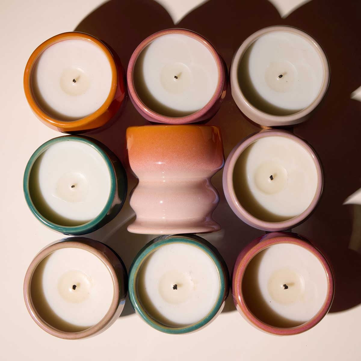 Gradient Ceramic Candle