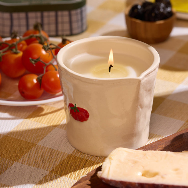 Tomato Boxed Ceramic Candle